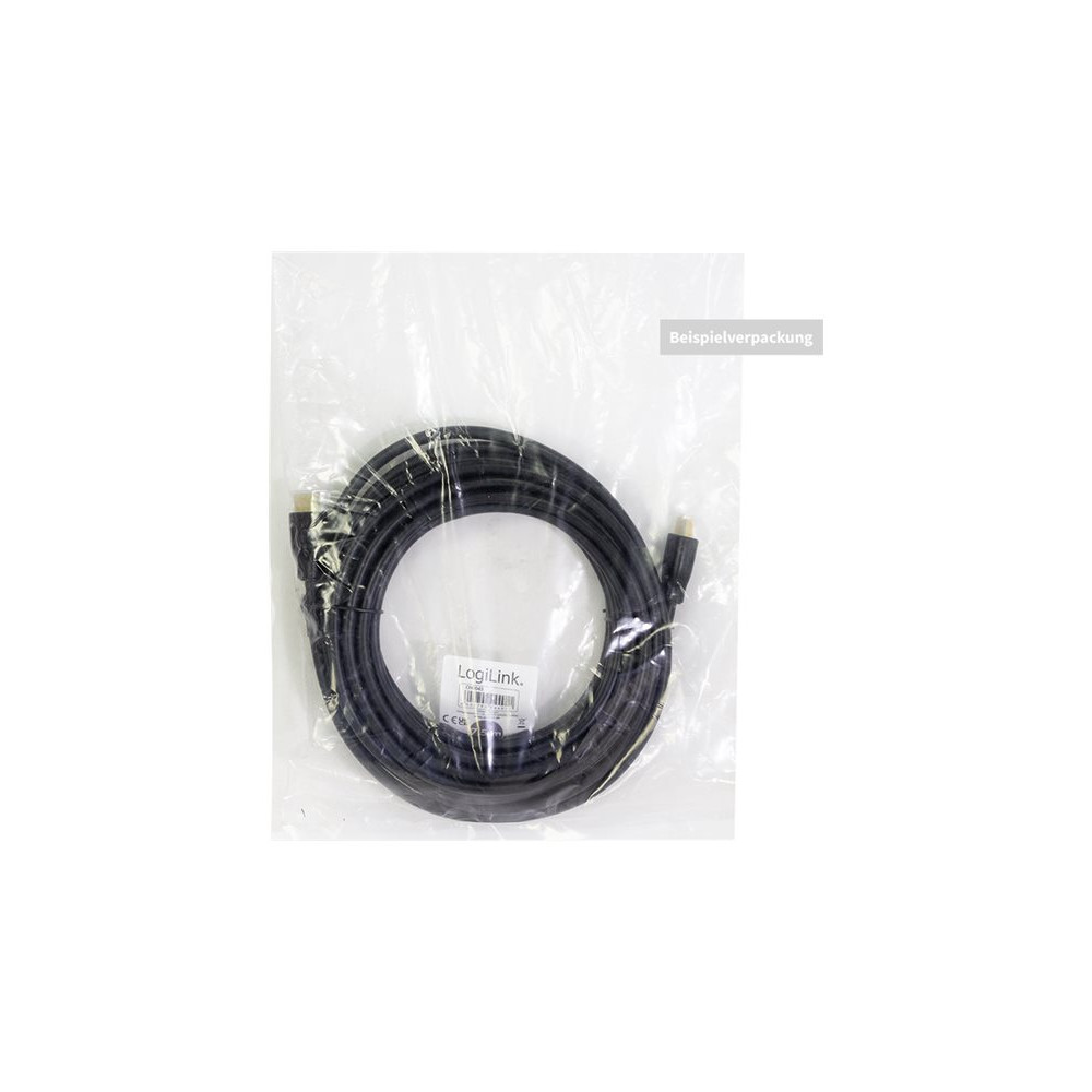 Produktbild för LogiLink High Speed with Ethernet - HDMI-kabel med Ethernet - 15 m