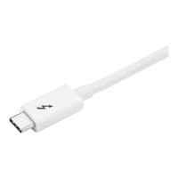 Produktbild för StarTech.com 3.3ft (1m) Thunderbolt 3 Cable, 20Gbps, 100W PD, 4K Video, Thunderbolt-Certified, Compatible w/ TB4/USB 3.2/DisplayPort - Thunderbolt-kabel - USB-C till USB-C - 1 m