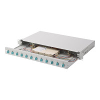 Produktbild för DIGITUS fiberoptisk skarvlåda - 1U - 19"