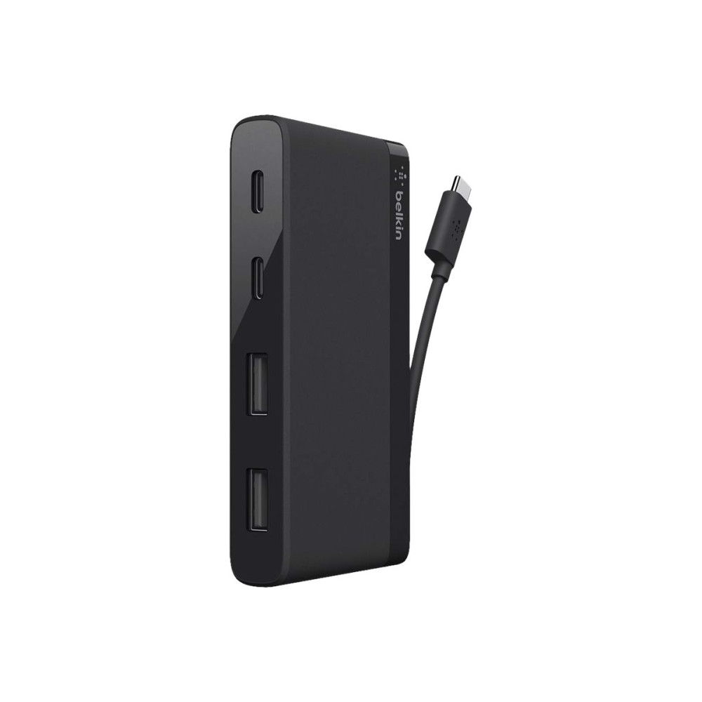 Produktbild för Belkin USB-C 4-Port Mini Hub - hubb - 4 portar
