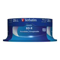 Produktbild för Verbatim DataLife - BD-R x 25 - 25 GB - lagringsmedier