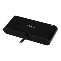 Produktbild för Startech USB-C till Ethernet-adapter med USB 3.0-hubb med 3 portar och Power Delivery - nätverksadapter - USB-C - Gigabit Ethernet