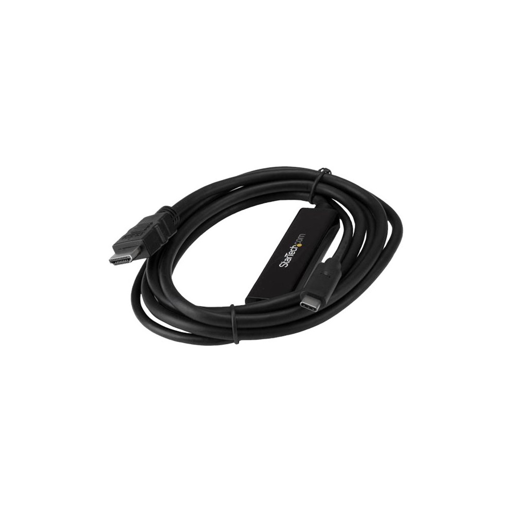 Produktbild för StarTech USB C to HDMI Adapter Cable - USB Type-C HDMI - 2m 6 ft. - 4K - extern videoadapter