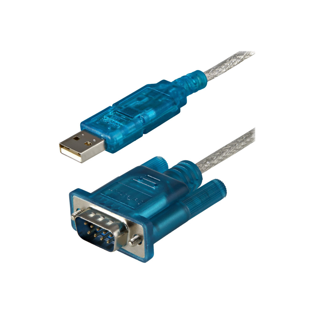 Produktbild för StarTech.com 91 cm USB till RS232 DB9 seriell kabeladapter – M/M - seriell adapter - USB 2.0 - RS-232