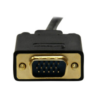 Produktbild för StarTech 6ft DisplayPort to VGA Cable - 1920 x 1200 - Active DP to VGA Adapter - DP to VGA Monitor Cable (DP2VGAMM6B) - DisplayPort-kabel - 1.83 m