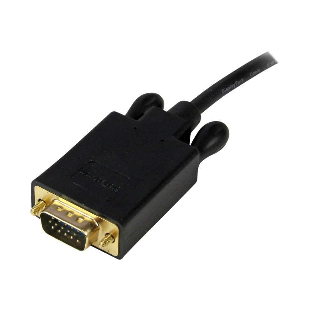 Produktbild för StarTech 6ft DisplayPort to VGA Cable - 1920 x 1200 - Active DP to VGA Adapter - DP to VGA Monitor Cable (DP2VGAMM6B) - DisplayPort-kabel - 1.83 m