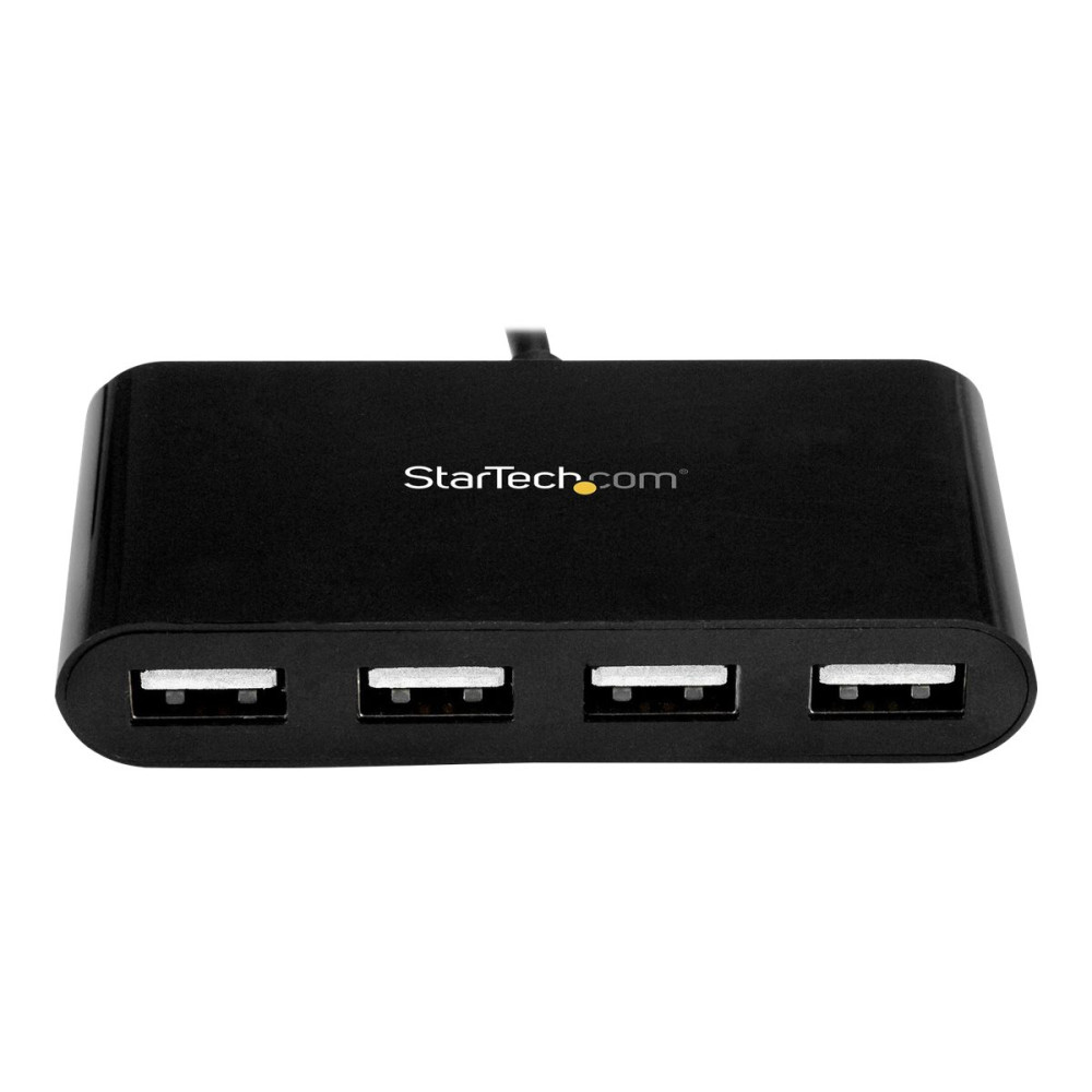 Produktbild för StarTech.com 4-portars USB-C Hubb - Mini Hubb - USB-C till 4x USB-A - USB 2.0 - hubb - 4 portar