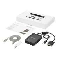 Produktbild för Startech Bärbar dator-till-server-KVM-konsol med tåligt hölje - omkopplare för tangentbord/video/mus - 1 portar