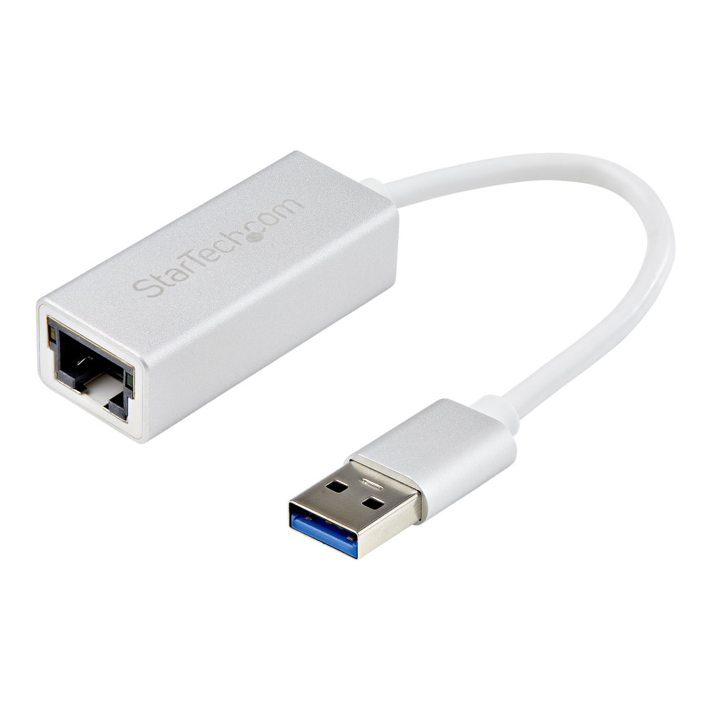 Produktbild för Startech USB 3.0 till Gigabit-nätverksadapter - silver - nätverksadapter - USB 3.0 - Gigabit Ethernet x 1