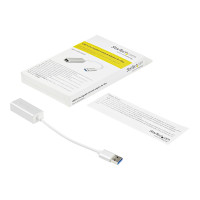 Produktbild för Startech USB 3.0 till Gigabit-nätverksadapter - silver - nätverksadapter - USB 3.0 - Gigabit Ethernet x 1