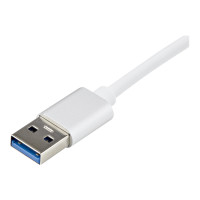Produktbild för Startech USB 3.0 till Gigabit-nätverksadapter - silver - nätverksadapter - USB 3.0 - Gigabit Ethernet x 1