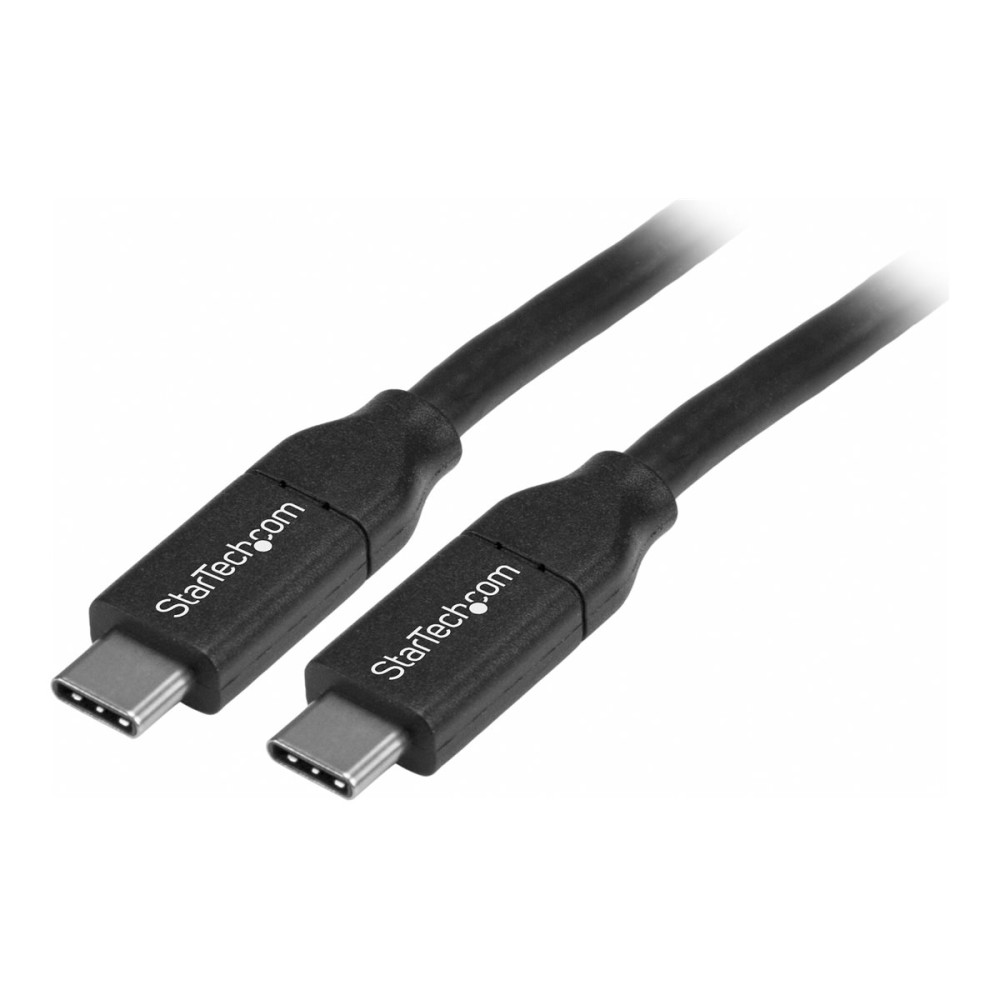 Produktbild för StarTech 4m USB C Cable w/ PD - 13ft USB Type C Cable - 5A Power Delivery - USB 2.0 USB-IF Certified - USB 2.0 Type-C Cable - 100W/5A (USB2C5C4M) - USB typ C-kabel - USB-C till USB-C - 4 m