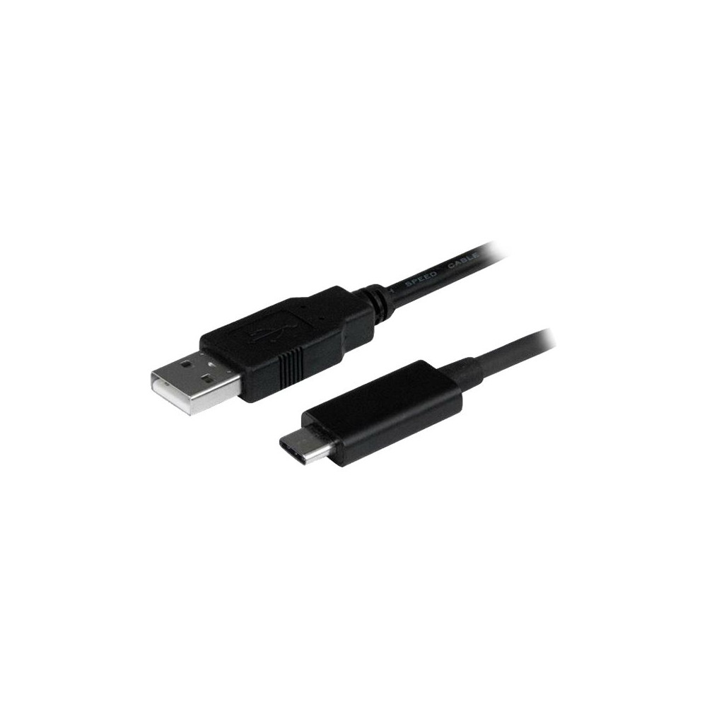 Produktbild för StarTech USB-C till USB-A-kabel - M/M - 0,5 m - USB 2.0 - USB-kabel - USB till USB-C - 50 cm