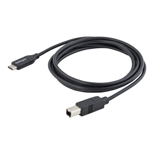 StarTech.com StarTech 2m 6ft USB C to USB B Cable - USB 2.0 - USB Type C Printer Cable M/M - USB 2.0 Type-C to Type-B Cable (USB2CB2M) - USB typ C-kabel - USB-C till USB typ B - 2 m