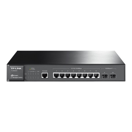 TP-LINK Technologies TP-Link JetStream T2500G-10TS - switch - 8 portar - Administrerad - rackmonterbar