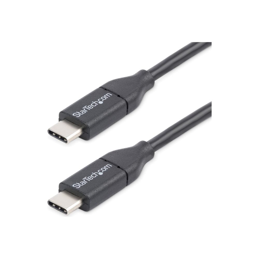 Produktbild för StarTech 0.5m USB C Cable - USB 2.0 - M/M - USB-C Charger Cable - USB 2.0 Type C Cable - Short USB C Cable (USB2CC50CM) - USB typ C-kabel - USB-C till USB-C - 50 cm