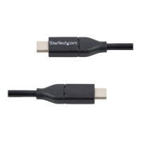 Produktbild för StarTech 0.5m USB C Cable - USB 2.0 - M/M - USB-C Charger Cable - USB 2.0 Type C Cable - Short USB C Cable (USB2CC50CM) - USB typ C-kabel - USB-C till USB-C - 50 cm