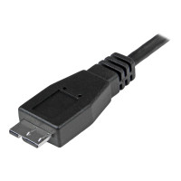 Produktbild för StarTech USB C to Micro USB Cable 0.5m - USB 3.1 Type C to Micro USB Type B Cable - Micro USB 3.1 to USB-C - Thunderbolt 3 Compatible (USB31CUB50CM) - USB typ C-kabel - USB-C till Micro-USB typ B - 50 cm