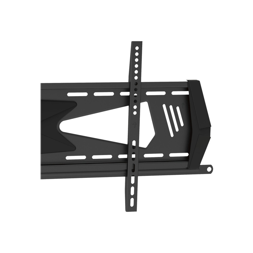 Produktbild för StarTech.com Low Profile TV Mount - Fixed - Anti Theft - Flat Screen TV Wall Mount for 37" to 75" TVs - VESA Wall Mount (FPWFXBAT) monteringssats - för platt panel - svart