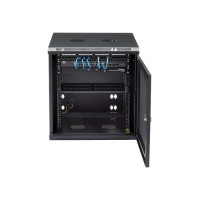 Produktbild för StarTech.com 12U väggmonterat serverrackskåp -  20 tum (50,08 cm) djupt skåp - med gångjärnsupphängning - rackmonteringsskåp - 12U