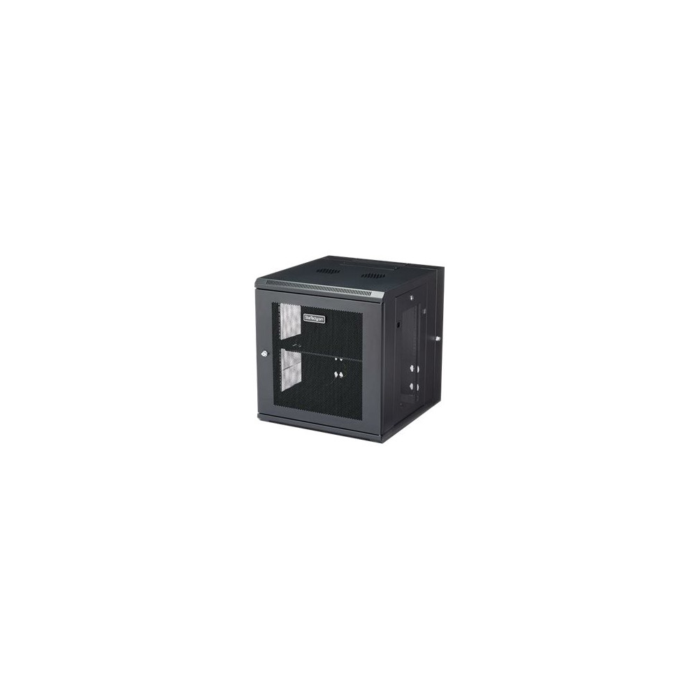 Produktbild för StarTech.com 12U väggmonterat serverrackskåp -  20 tum (50,08 cm) djupt skåp - med gångjärnsupphängning - rackmonteringsskåp - 12U