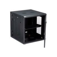 Produktbild för StarTech.com 12U väggmonterat serverrackskåp -  20 tum (50,08 cm) djupt skåp - med gångjärnsupphängning - rackmonteringsskåp - 12U