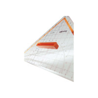 Produktbild för Rotring Centro Professional Set Square - triangel - 32 cm - CrystalClear - plast