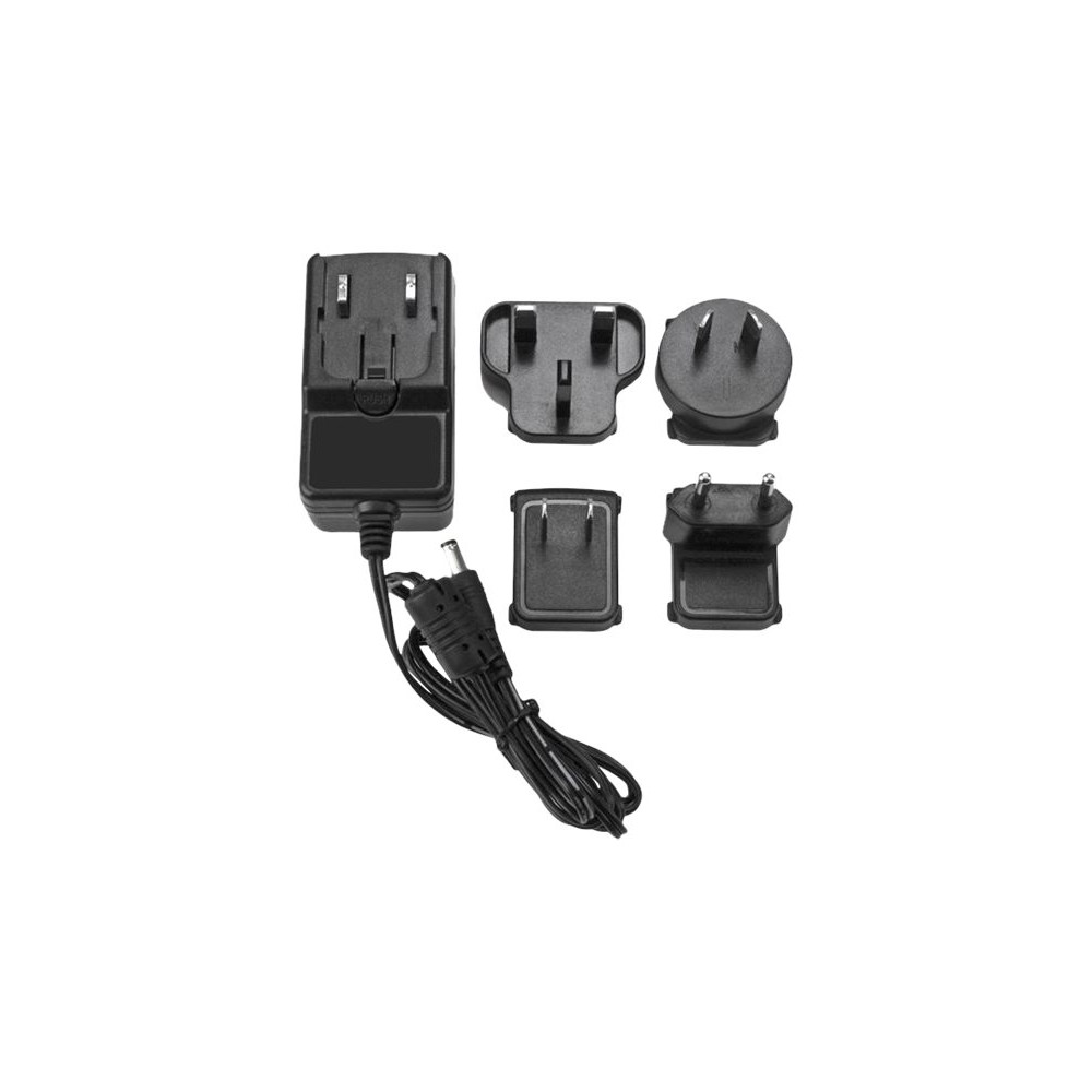 Produktbild för StarTech DC Power Adapter - 12V, 2A - Universal Replacement Power Adapter (NA, EU, UK, AU) (SVA12M2NEUA) - strömadapter