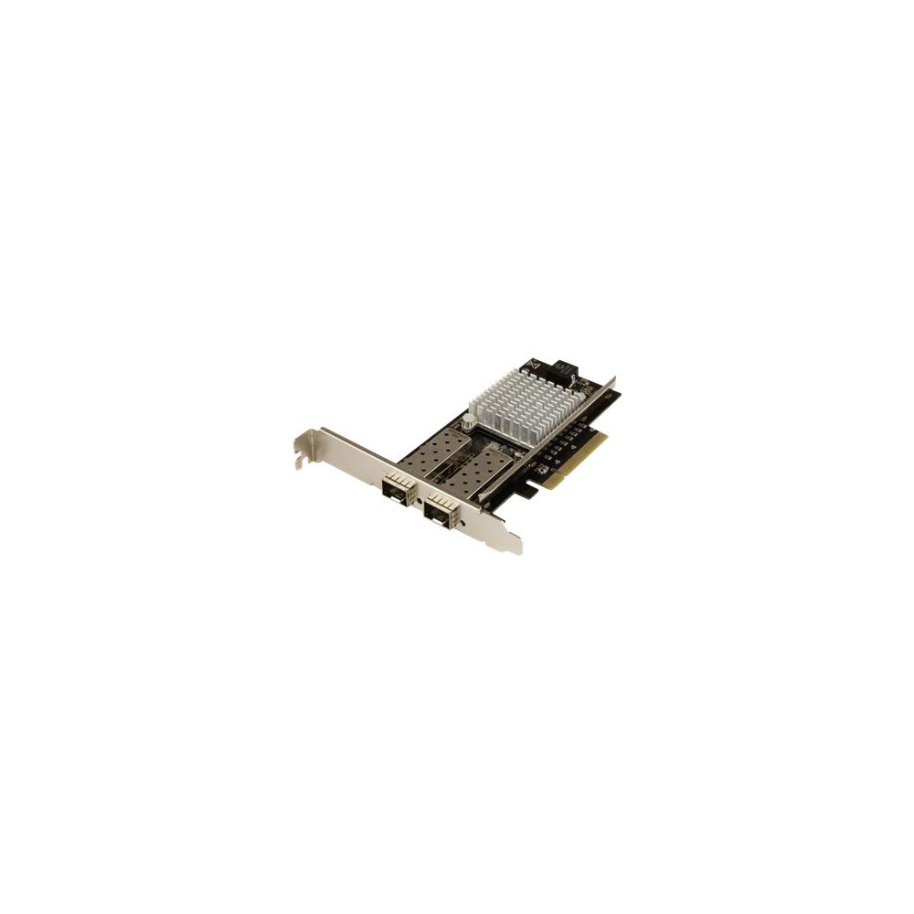 Produktbild för Startech 2-Port 10G Fibernätverkskort med öppen SFP+ - PCIe, Intel Chip - nätverksadapter - PCIe 2.0 x8