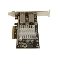 Produktbild för Startech 2-Port 10G Fibernätverkskort med öppen SFP+ - PCIe, Intel Chip - nätverksadapter - PCIe 2.0 x8