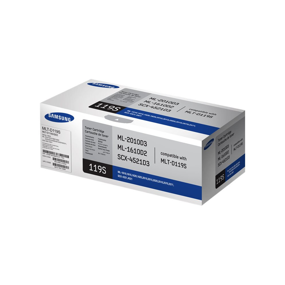 Produktbild för HP MLT-D119S - svart - original - tonerkassett (SU863A)