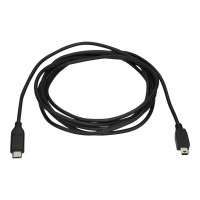 Produktbild för StarTech USB C to Mini USB Cable - 6 ft / 2m - M/M - USB 2.0 - Mini USB Cord - USB C to Mini B Cable - USB Type C to Mini USB (USB2CMB2M) - USB typ C-kabel - USB-C till mini-USB typ B - 2 m