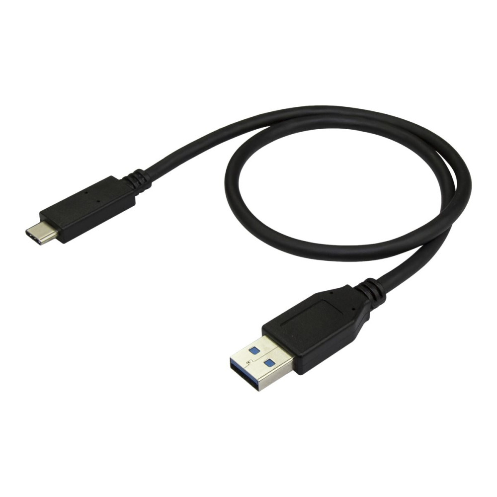 Produktbild för StarTech USB-A till USB-C-kabel - M/M - 0,5m - USB 3.1 (10Gbps) - USB typ C-kabel - USB typ A till USB-C - 50 cm