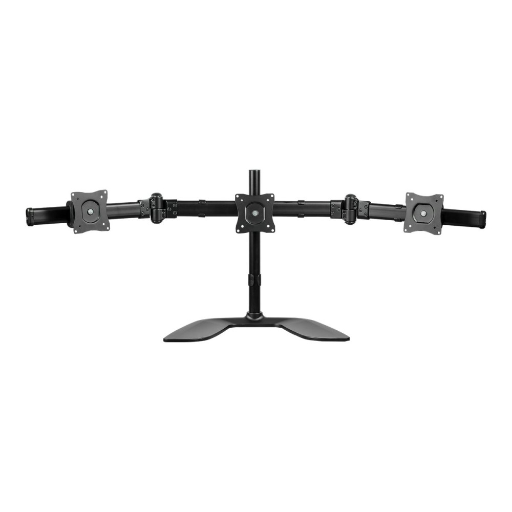 Produktbild för StarTech.com Skrivbordsstativ för tre skärmar - ledad ställ - justerbar arm - för 3 monitorer - svart