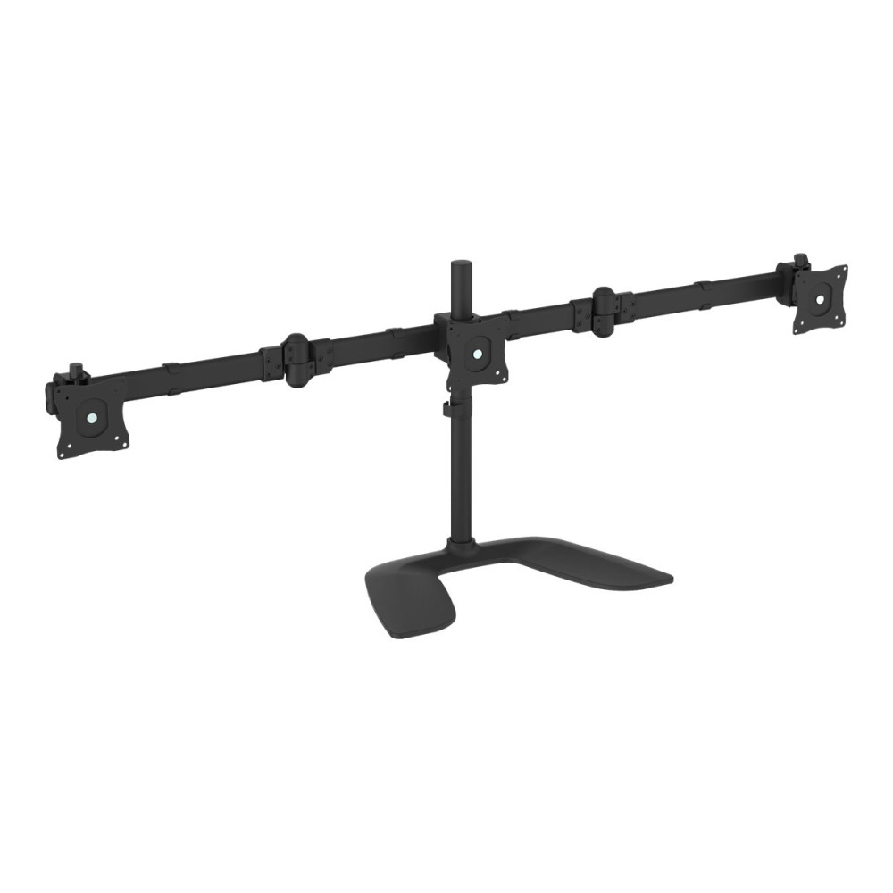 Produktbild för StarTech.com Skrivbordsstativ för tre skärmar - ledad ställ - justerbar arm - för 3 monitorer - svart