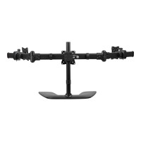 Produktbild för StarTech.com Skrivbordsstativ för tre skärmar - ledad ställ - justerbar arm - för 3 monitorer - svart
