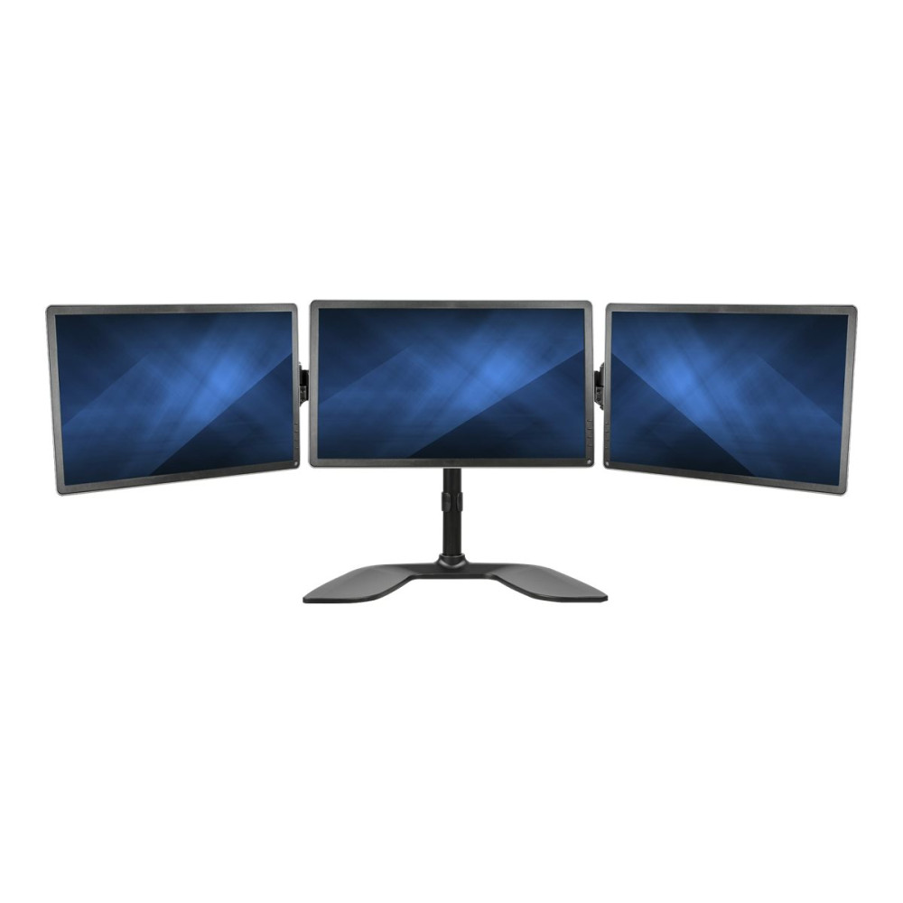 Produktbild för StarTech.com Skrivbordsstativ för tre skärmar - ledad ställ - justerbar arm - för 3 monitorer - svart