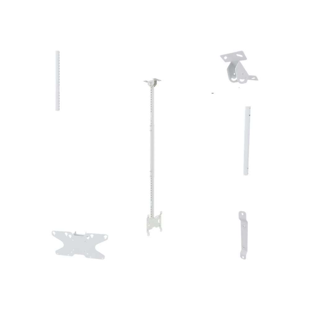 Produktbild för Multibrackets M Public Ceilingmount Small Single fäste - för LCD-display - vit