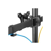 Produktbild för Neomounts FPMA-D550D3 monteringssats - fullständig rörelse - för 3 LCD-bildskärmar - svart