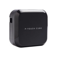 Produktbild för Brother P-Touch Cube Plus PT-P710BT - etikettskrivare - svartvit - termisk överföring