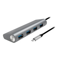 Produktbild för LogiLink USB-C 3.1 hub, 4 port - hubb - 4 portar