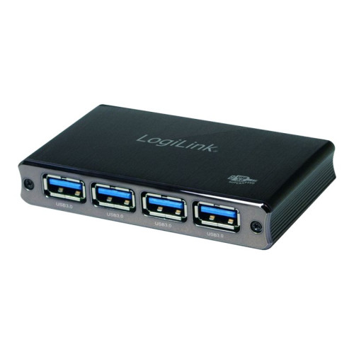 2direct LogiLink USB 3.0 Hub 4-Port, Aluminum - hubb - 4 portar