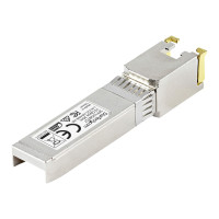 Produktbild för StarTech.com MSA-kompatibel SFP+-sändarmodul - 10GBASE-T - SFP+ sändar/mottagarmodul - 10GbE - TAA-kompatibel