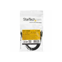 Produktbild för StarTech USB-C till USB-C-kabel med 5A PD - M/M - 1 m - USB 2.0 - USB-IF-certifierad - USB typ C-kabel - USB-C till USB-C - 1 m