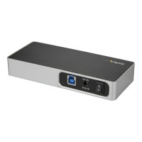 Produktbild för StarTech.com USB C-hubb med 7 portar och med snabbladdningsport - USB-C till 5x USB-A 2x USB-C (USB 3.0 SuperSpeed 5 Gbps) - Strömförsörjd USB 3.1 Gen 1 Type-C-hubb med strömadapter - Bärbar/stationär datorhubb - hubb - 7 portar