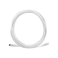 Produktbild för StarTech USB C to USB C Cable - 13 ft / 4m - 5A PD - M/M - White - USB 2.0 - USB-IF Certified - USB Type C Cable - USB C Charging Cable (USB2C5C4MW) - USB typ C-kabel - USB-C till USB-C - 4 m