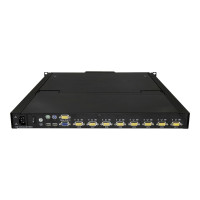 Produktbild för StarTech.com 8-ports rackmonterad KVM-konsol med 1,8 m kablar - Integrerad KVM-switch med 19-tums LCD-skärm - 1U LCD KVM-låda - OSD KVM - Hållbar 50 000 MTBF - USB + VGA-support - KVM-konsol - 19"