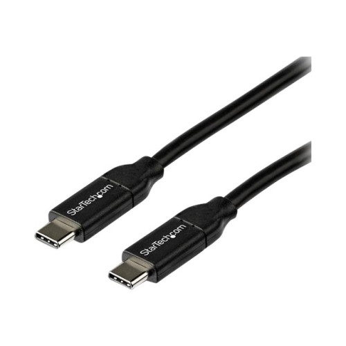 StarTech.com StarTech USB-C till USB-C-kabel med 5A PD - M/M - 2 m - USB 2.0 - USB-IF-certifierad - USB typ C-kabel - USB-C till USB-C - 2 m