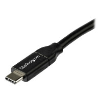 Produktbild för StarTech USB-C till USB-C-kabel med 5A PD - M/M - 2 m - USB 2.0 - USB-IF-certifierad - USB typ C-kabel - USB-C till USB-C - 2 m