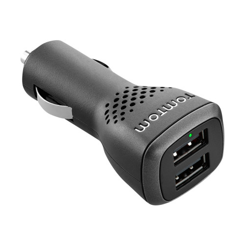 TOMTOM TomTom High-Speed Dual Charger strömadapter för bil - USB